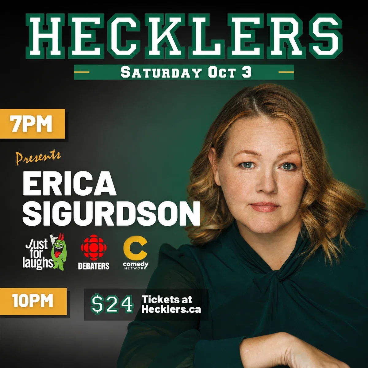 Erica Sigurdson at Hecklers Bar & Grill