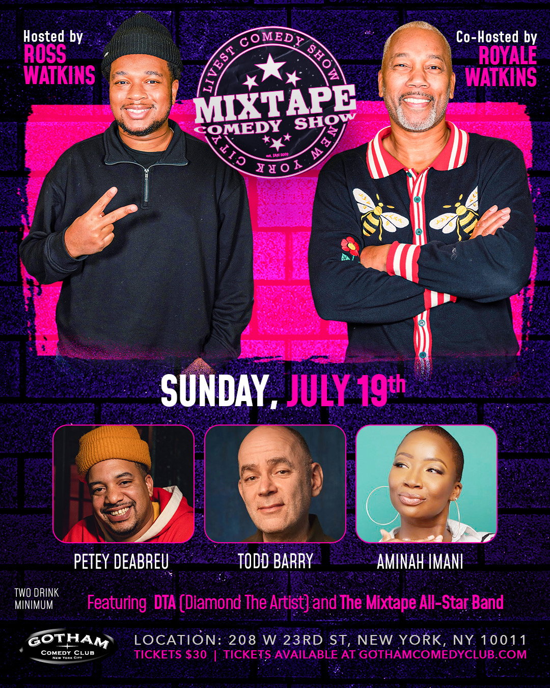 Mixtape Comedy Show at Gotham Comedy Club