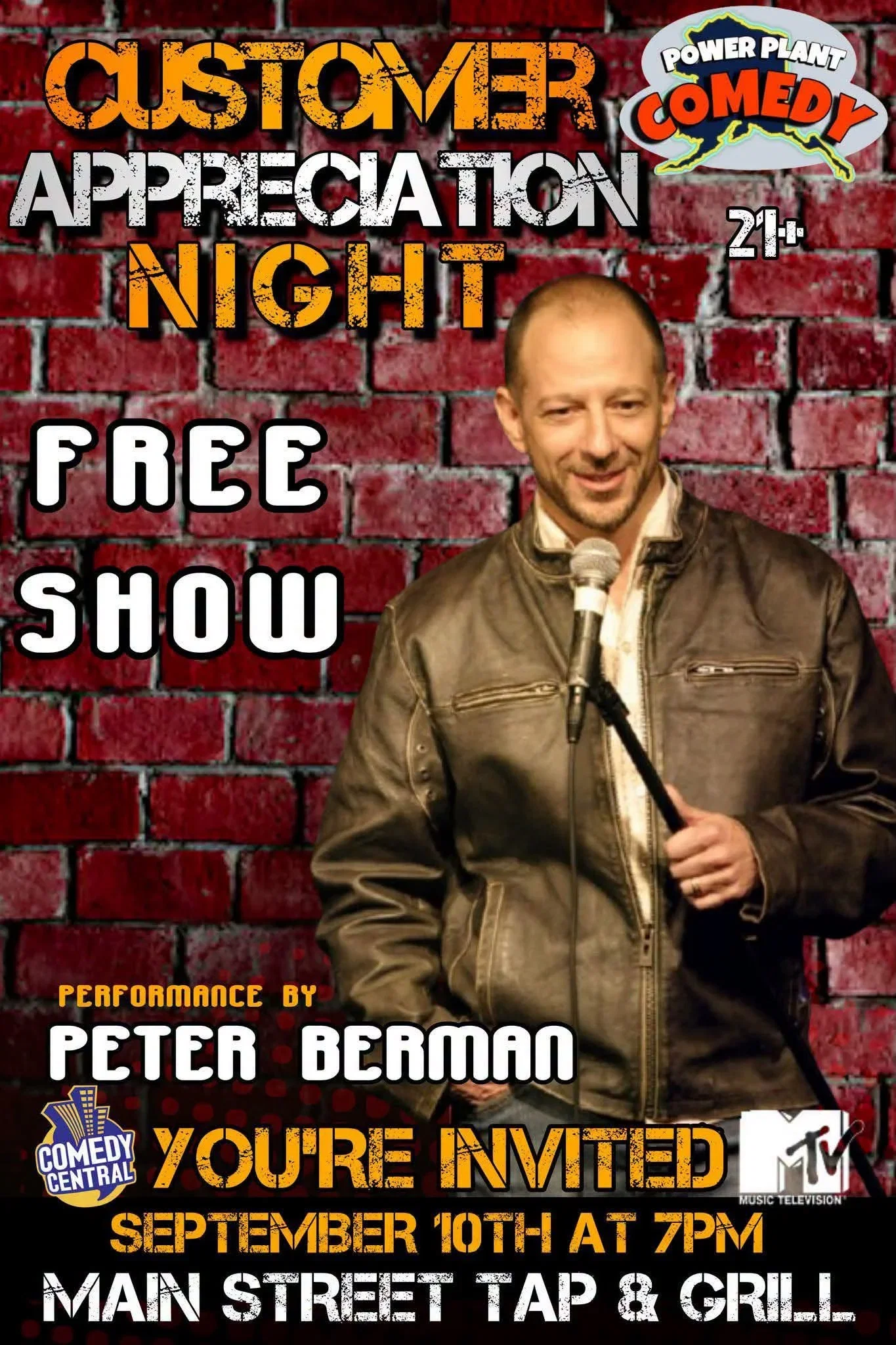 Peter Berman at Rubber Ptarmigan Comedy