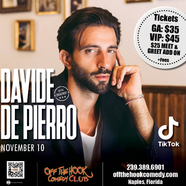 Davide De Pierro at Off The Hook Comedy Club
