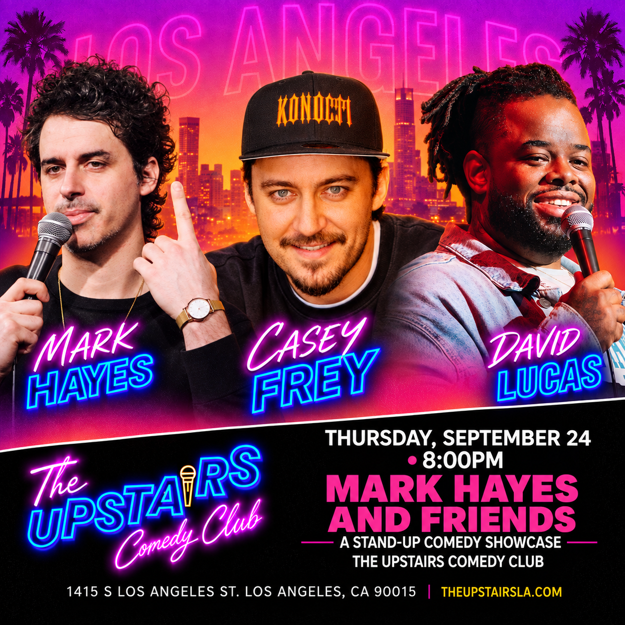 Mark Hayes & Friends at The Upstairs Comedy Club