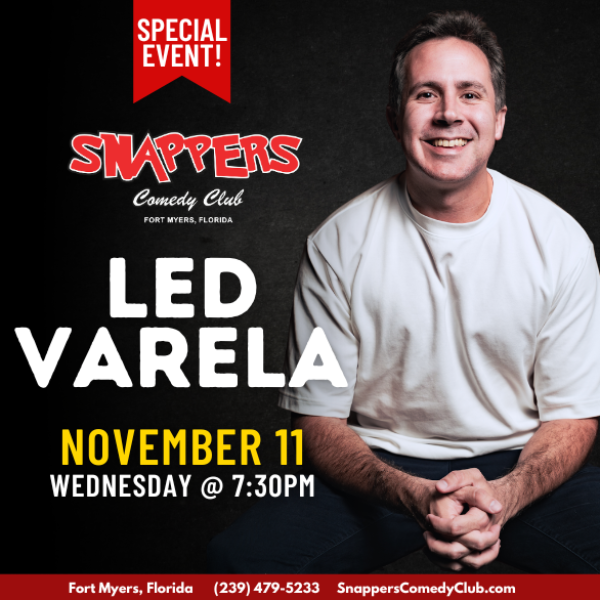 Led Varela at Snappers Comedy Club Fort Myers