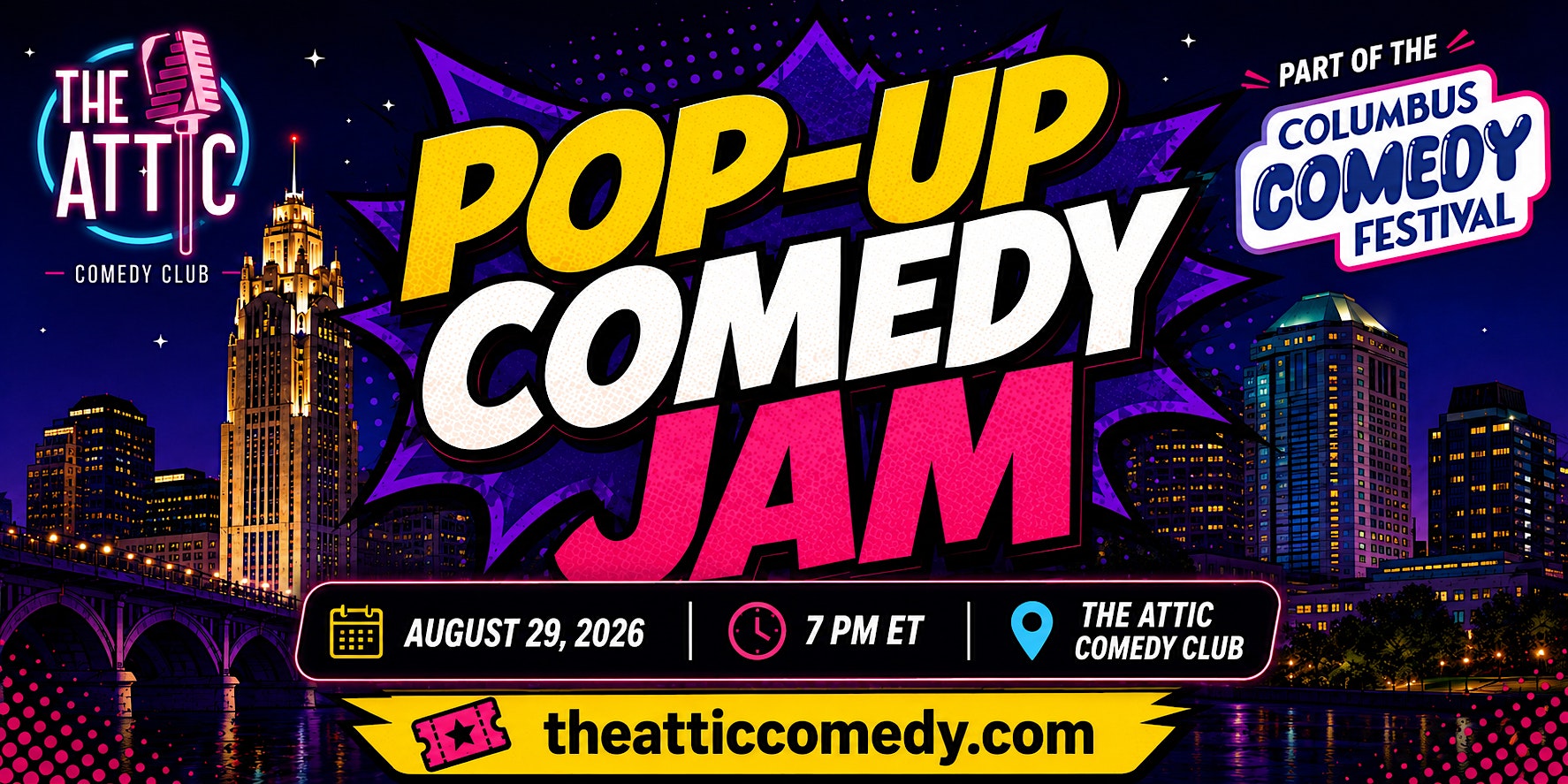 POP-UP COMEDY JAM at The Attic Comedy Club