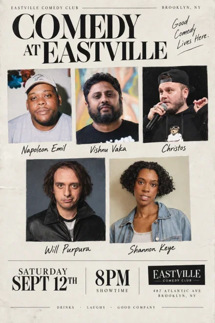 Comedy at Eastville at Eastville Comedy Club